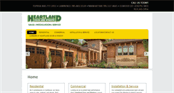 Desktop Screenshot of heartlanddoorandwindow.com